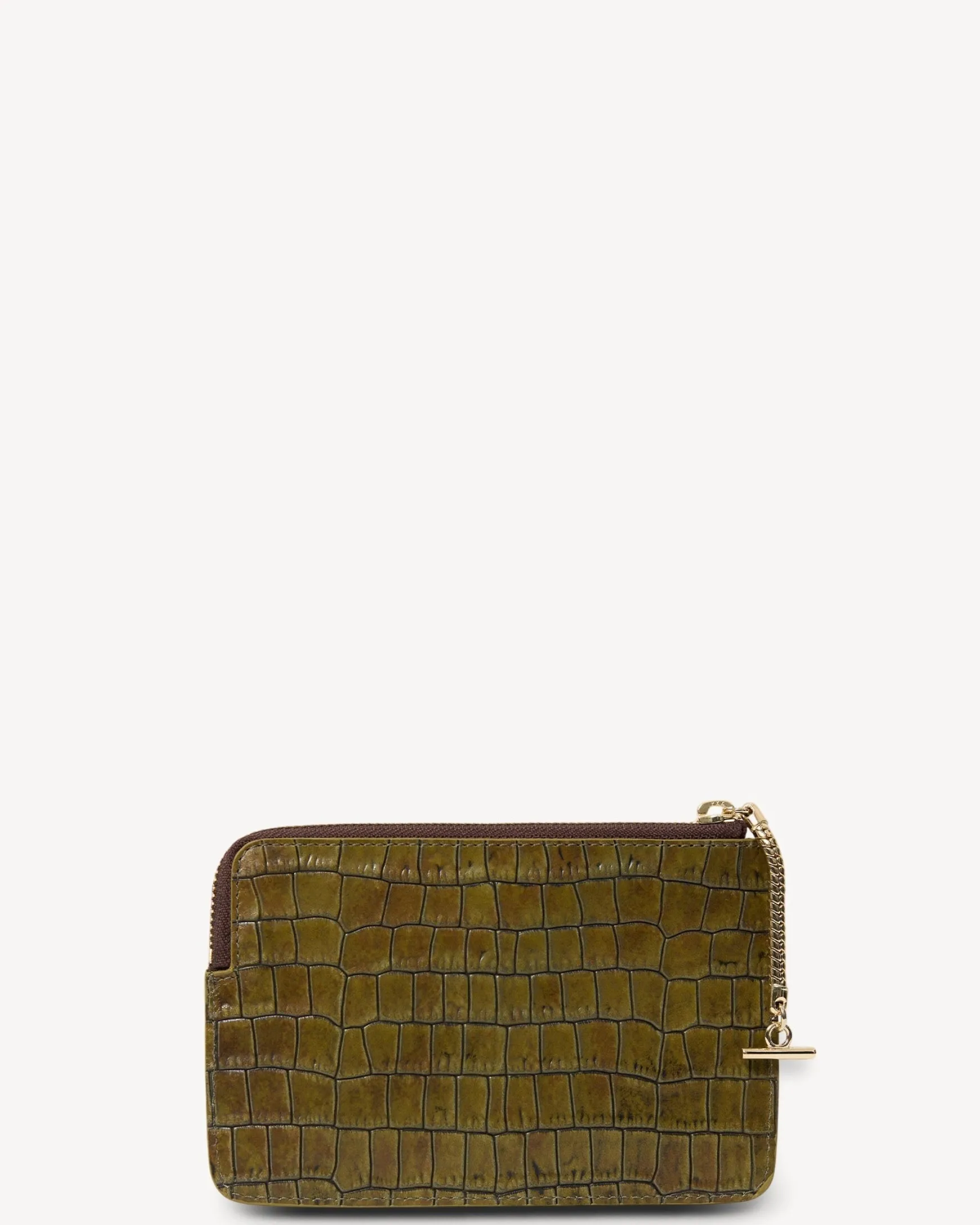 Saben Poppy Pouch - Olive Croc