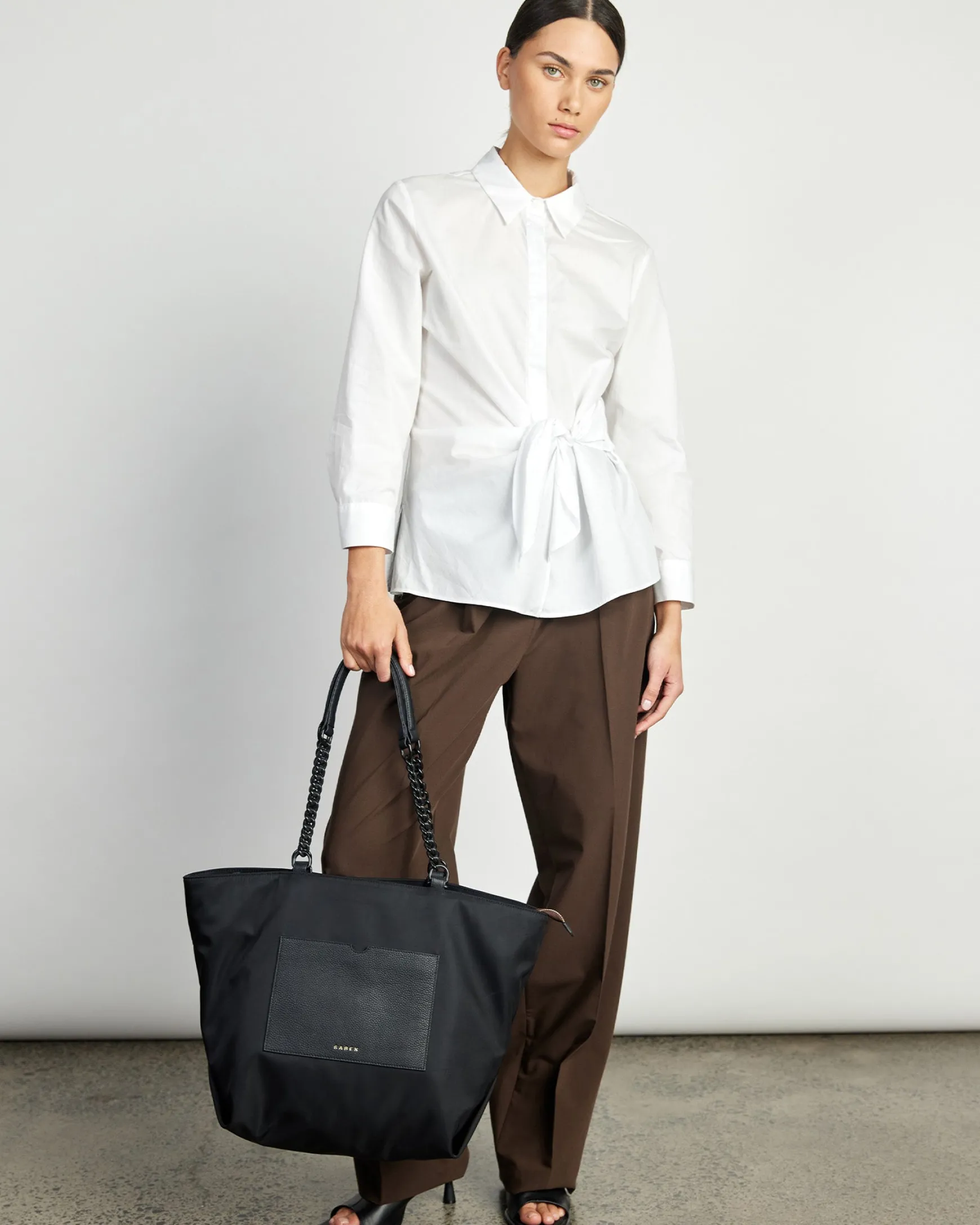 Saben Porto Tote - Black Recycled Nylon