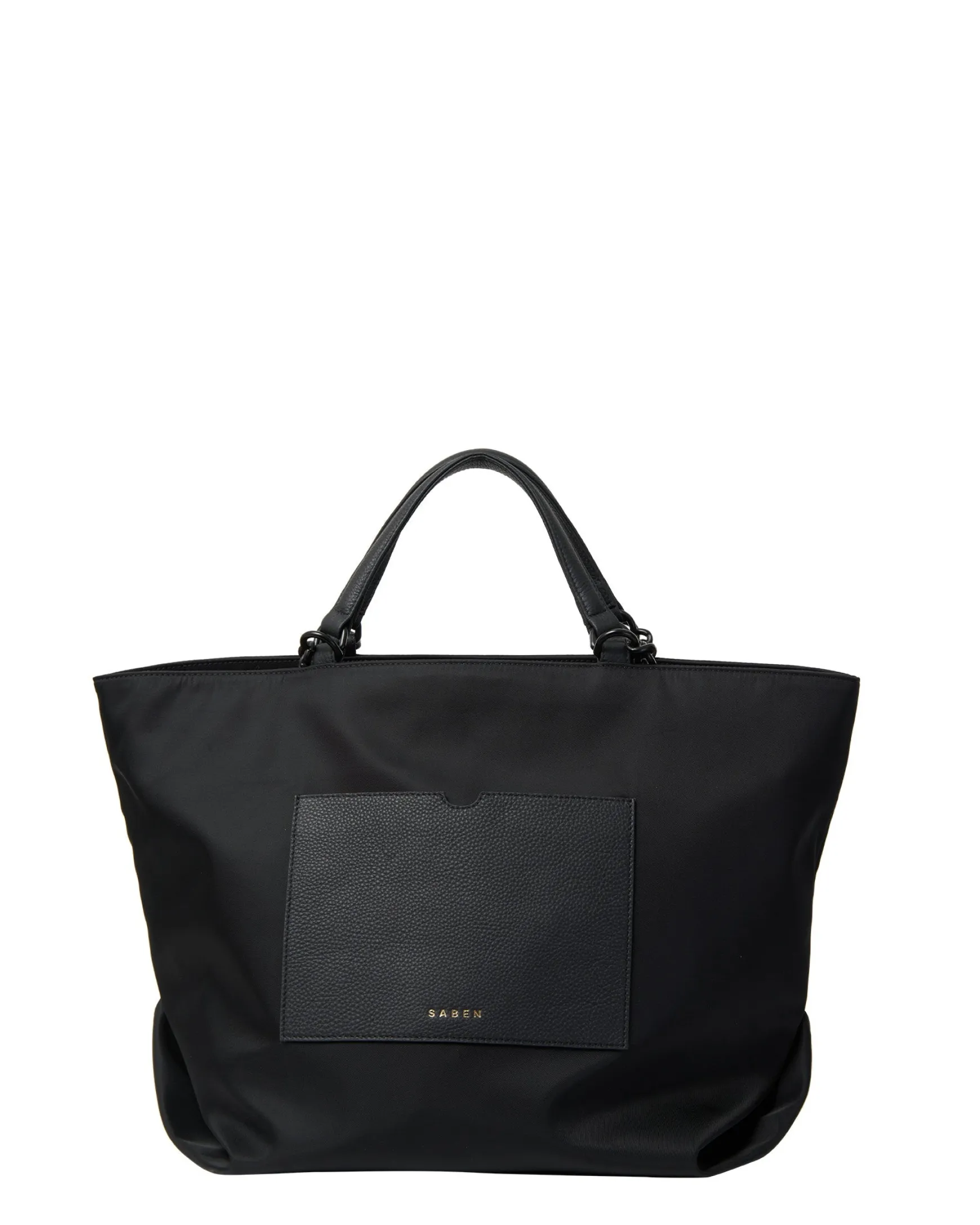 Saben Porto Tote - Black Recycled Nylon