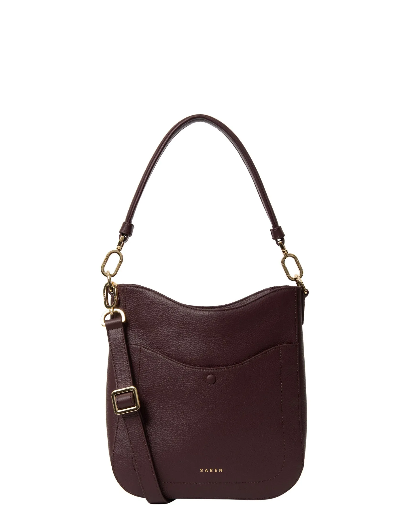 Saben Rebe Shoulder Bag - Merlot