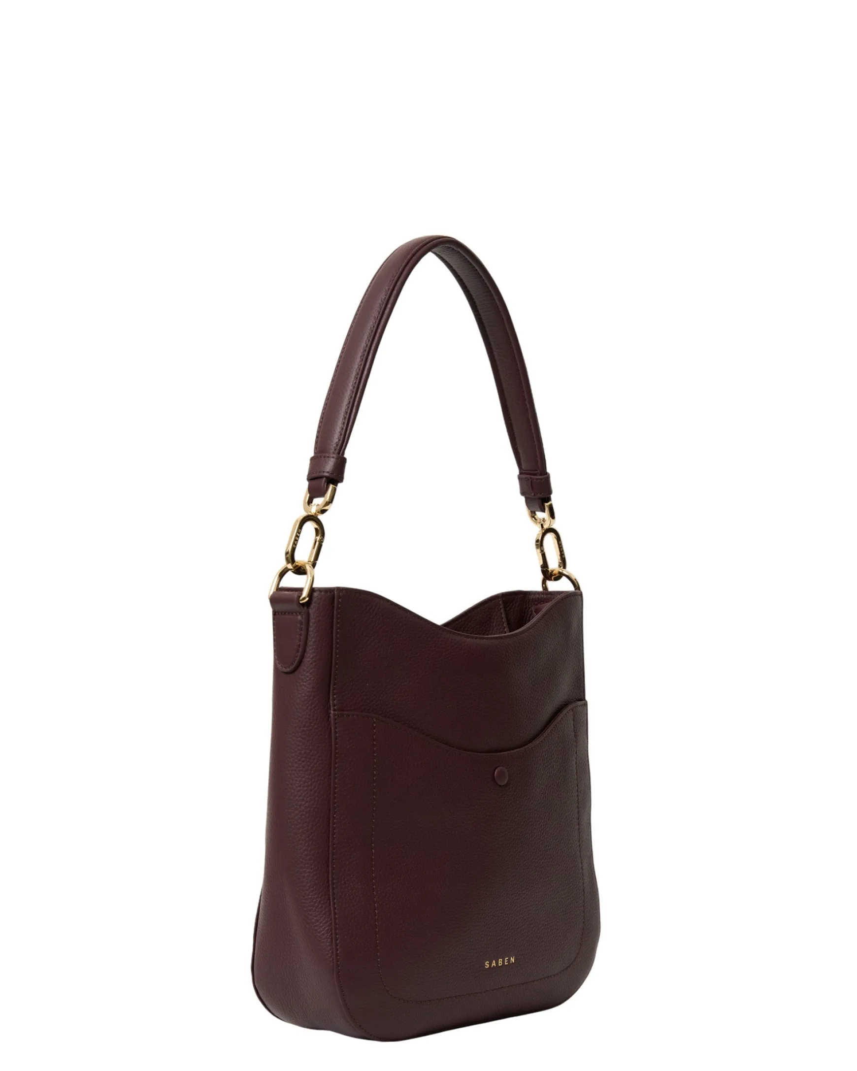 Saben Rebe Shoulder Bag - Merlot