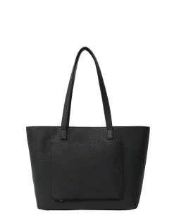 Saben Tilbury Shoulder Bag - Black + Bronze Foil