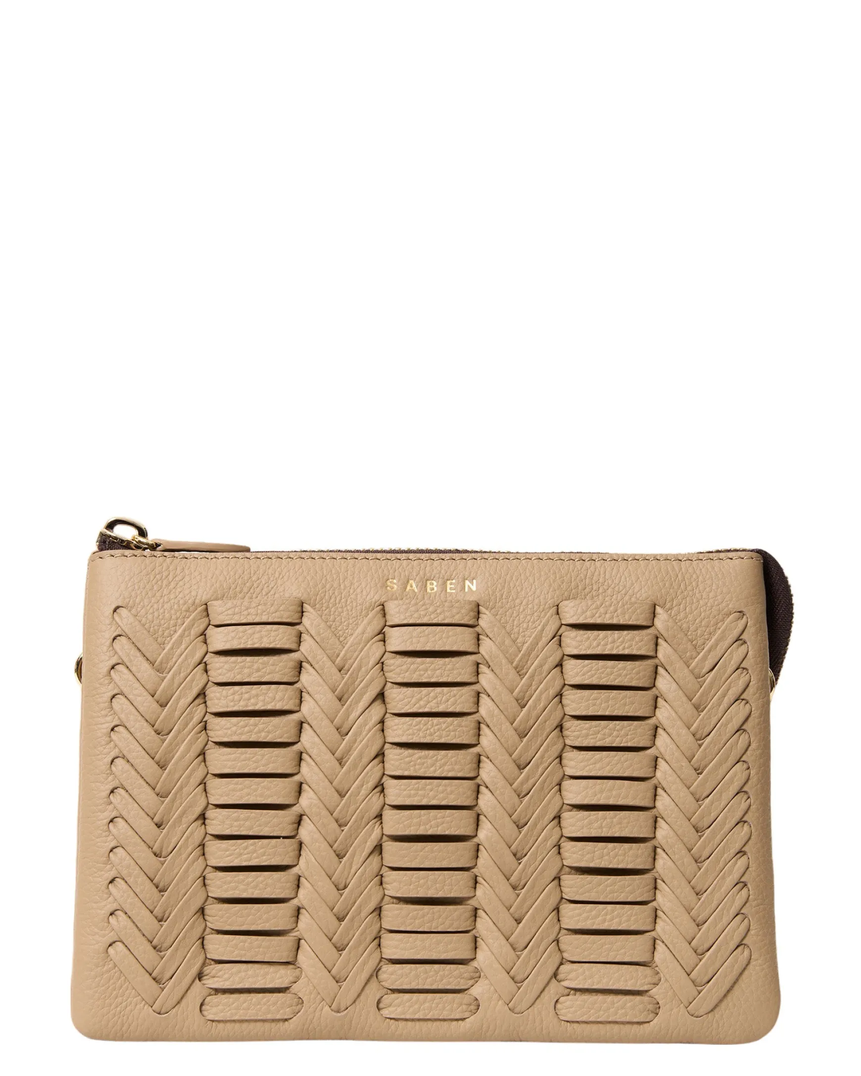 Saben Tilly's Big Sis Crossbody - Tea Chevron