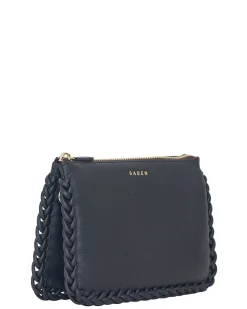 Saben Tilly's Big Sis Crossbody - Black Plaited Edge
