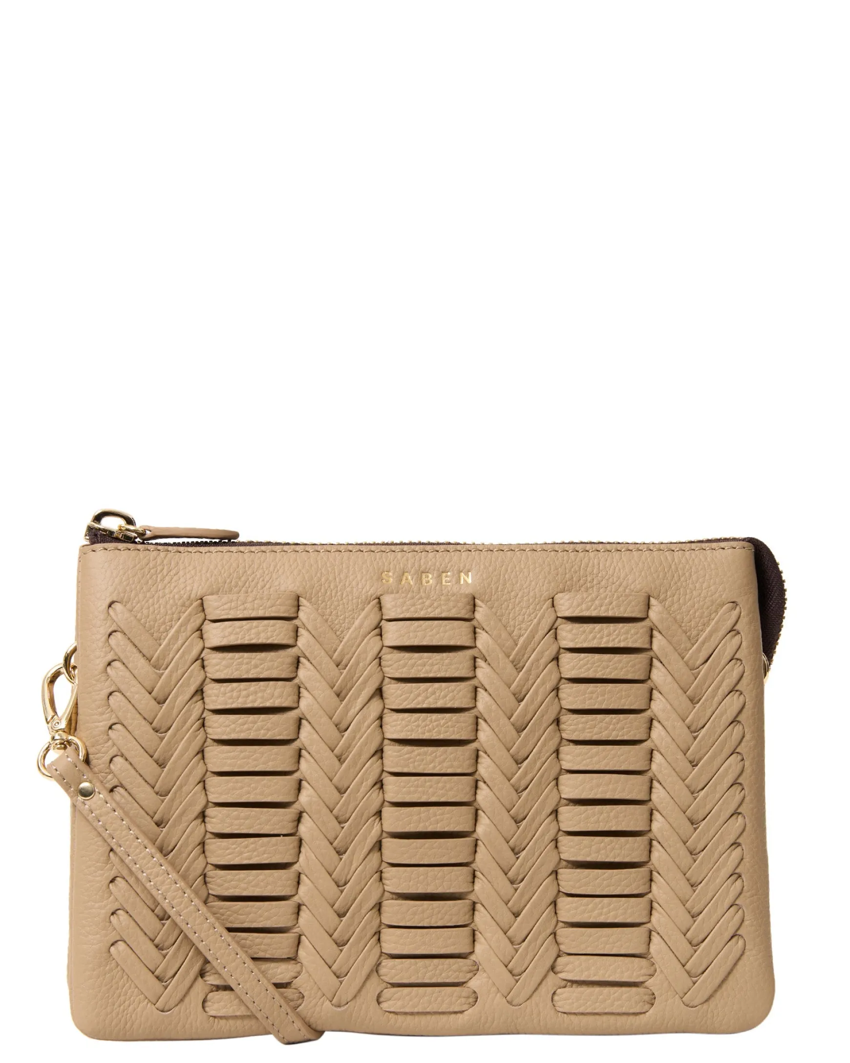 Saben Tilly's Big Sis Crossbody - Tea Chevron