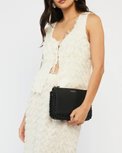 Saben Tilly's Big Sis Crossbody - Black Plaited Edge