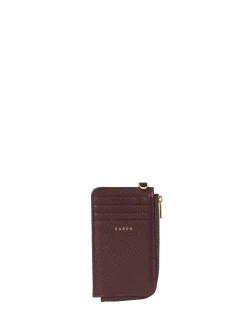 Saben Winona Card Holder - Merlot