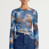 Significant Other Drew Top - Dipped Cobalt