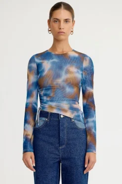 Significant Other Drew Top - Dipped Cobalt
