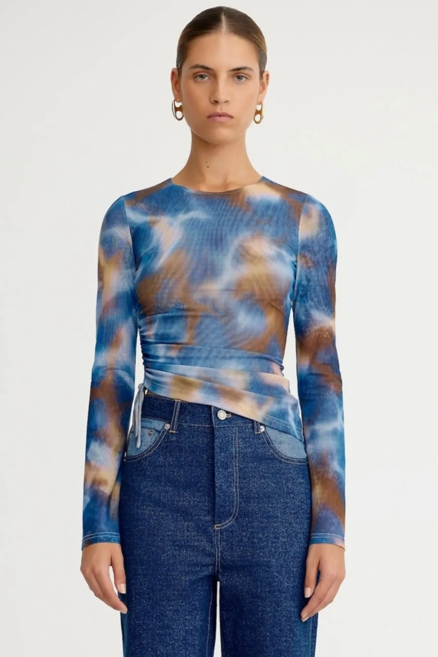 Significant Other Drew Top - Dipped Cobalt