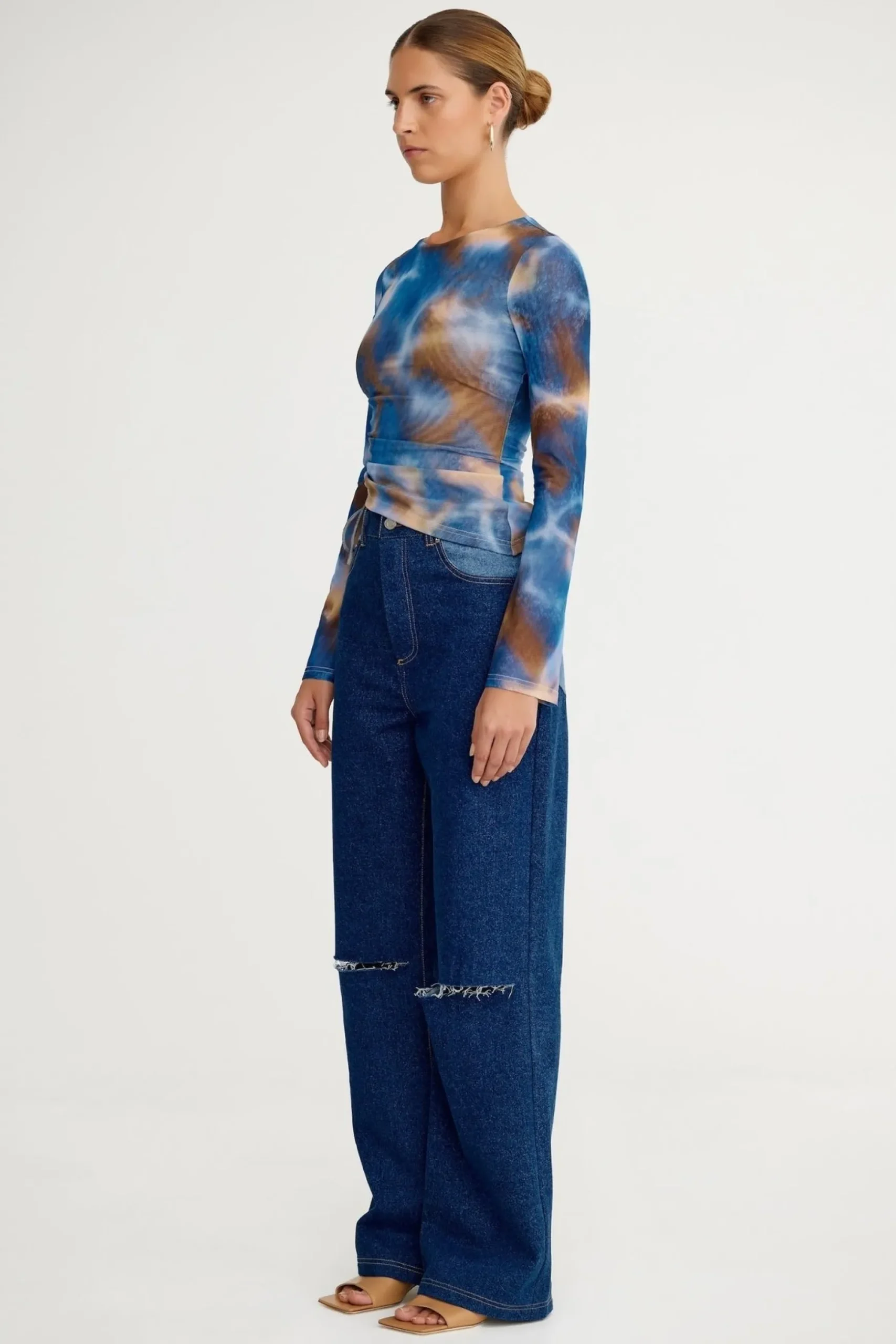 Significant Other Drew Top - Dipped Cobalt