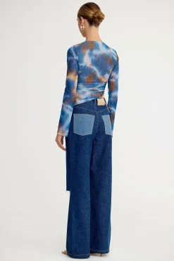 Significant Other Drew Top - Dipped Cobalt