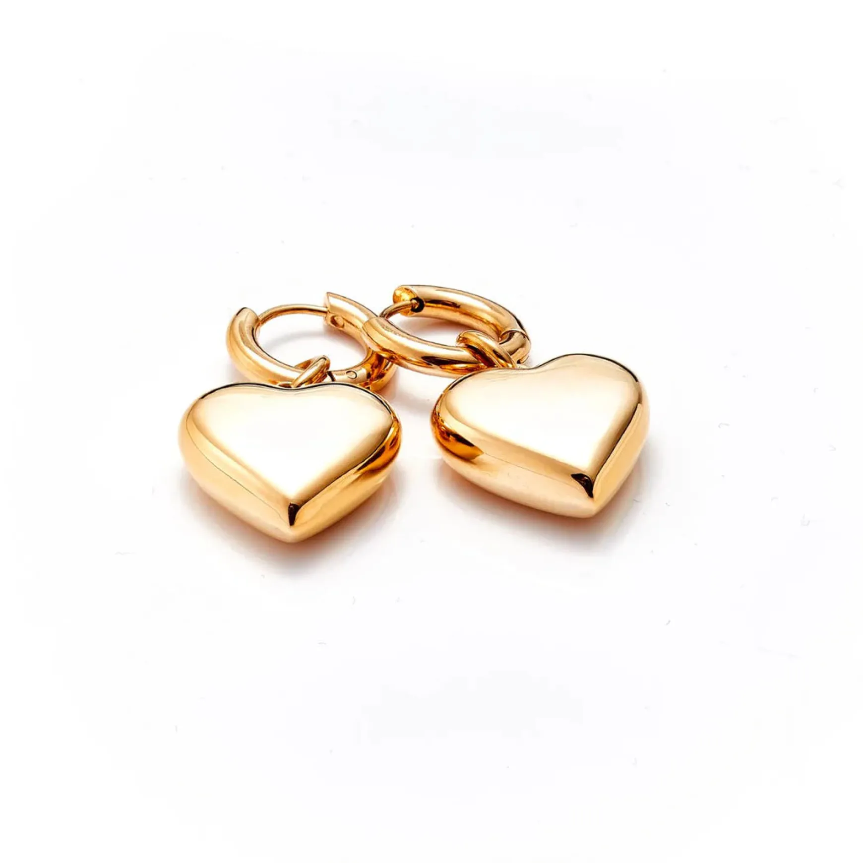 Silk & Steel Bisous Hoops - Gold