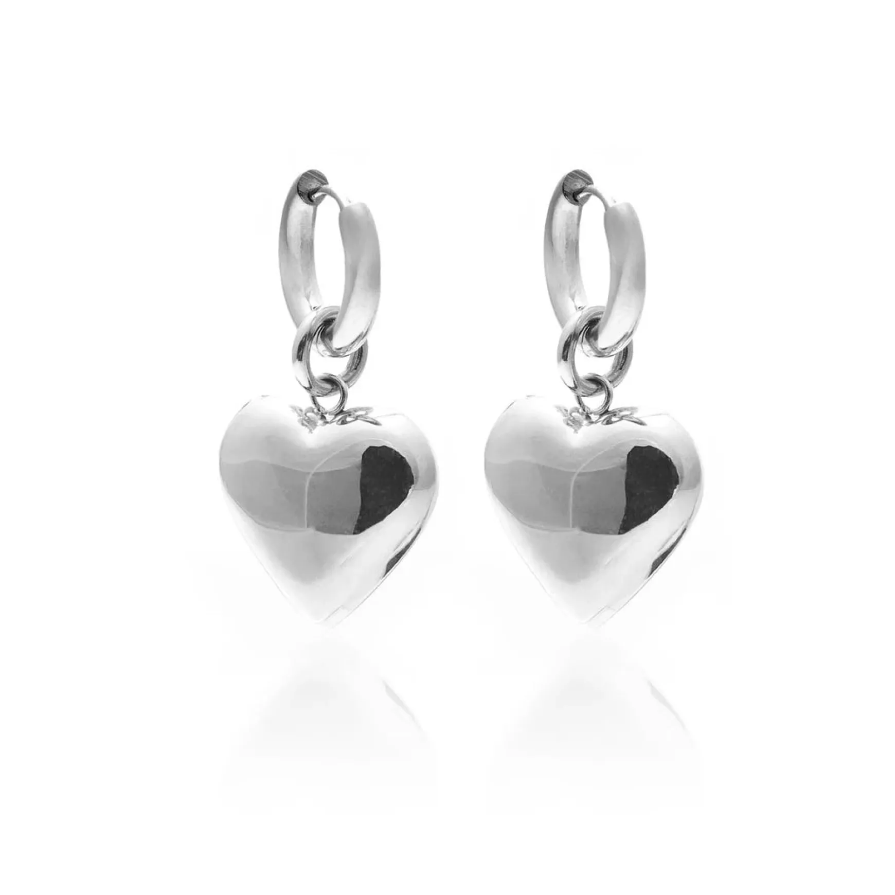 Silk & Steel Bisous Necklace - Silver