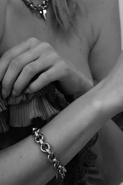 Silk & Steel Heirloom Bracelet - Silver