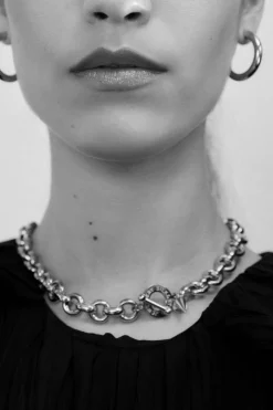 Silk & Steel Heirloom Necklace - Silver Arriving 6 April