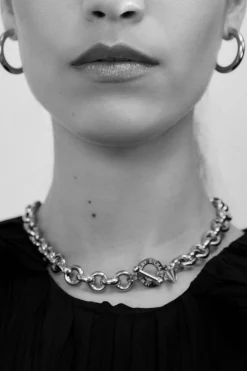 Silk & Steel Heirloom Necklace - Gold Arriving Mid April