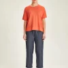 Sills + Co Skara Merino Tee - Solar Orange