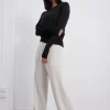 Standard Issue Merino Long Rib Sweater - Black