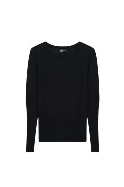Standard Issue Merino Long Rib Sweater - Black