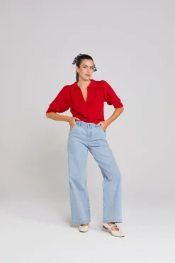 Thing Thing Polly Top - Tomato