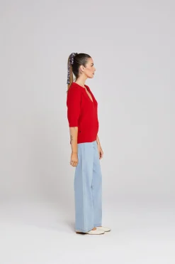 Thing Thing Polly Top - Tomato