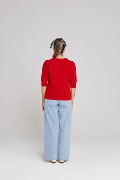 Thing Thing Polly Top - Tomato