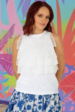 Trelise Cooper Always A Frill Top - White | LW
