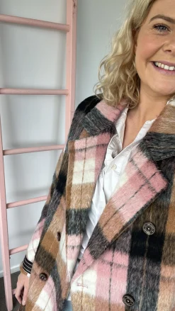 Trelise Cooper Cozy Grail Coat - Check
