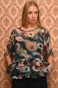 Trelise Cooper Ruffle N Ready Top - Poppy Floral