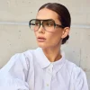 Valley Eyewear Bang Bang - Forest Green Fade To Rose w. Gold Metal / Olive To Rose Gradient Lens