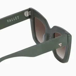 Valley Eyewear Brigada - Matte Army Green / Brown Gradient Lens