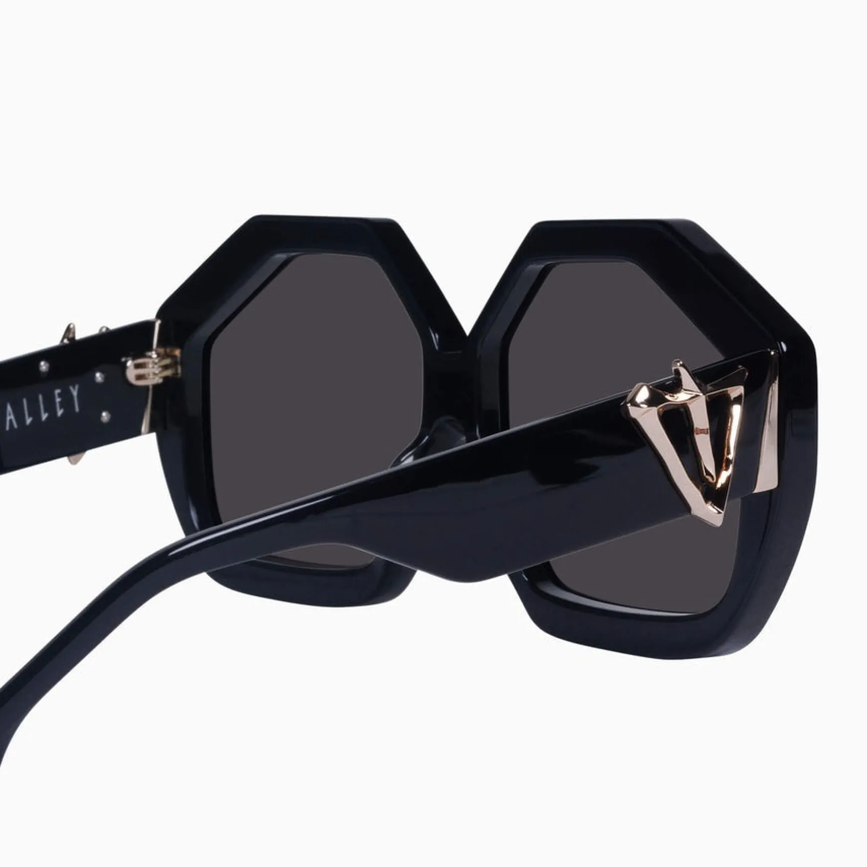 Valley Eyewear Colosseum - Gloss Black/Black Lens