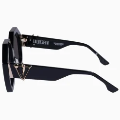 Valley Eyewear Colosseum - Gloss Black/Black Lens