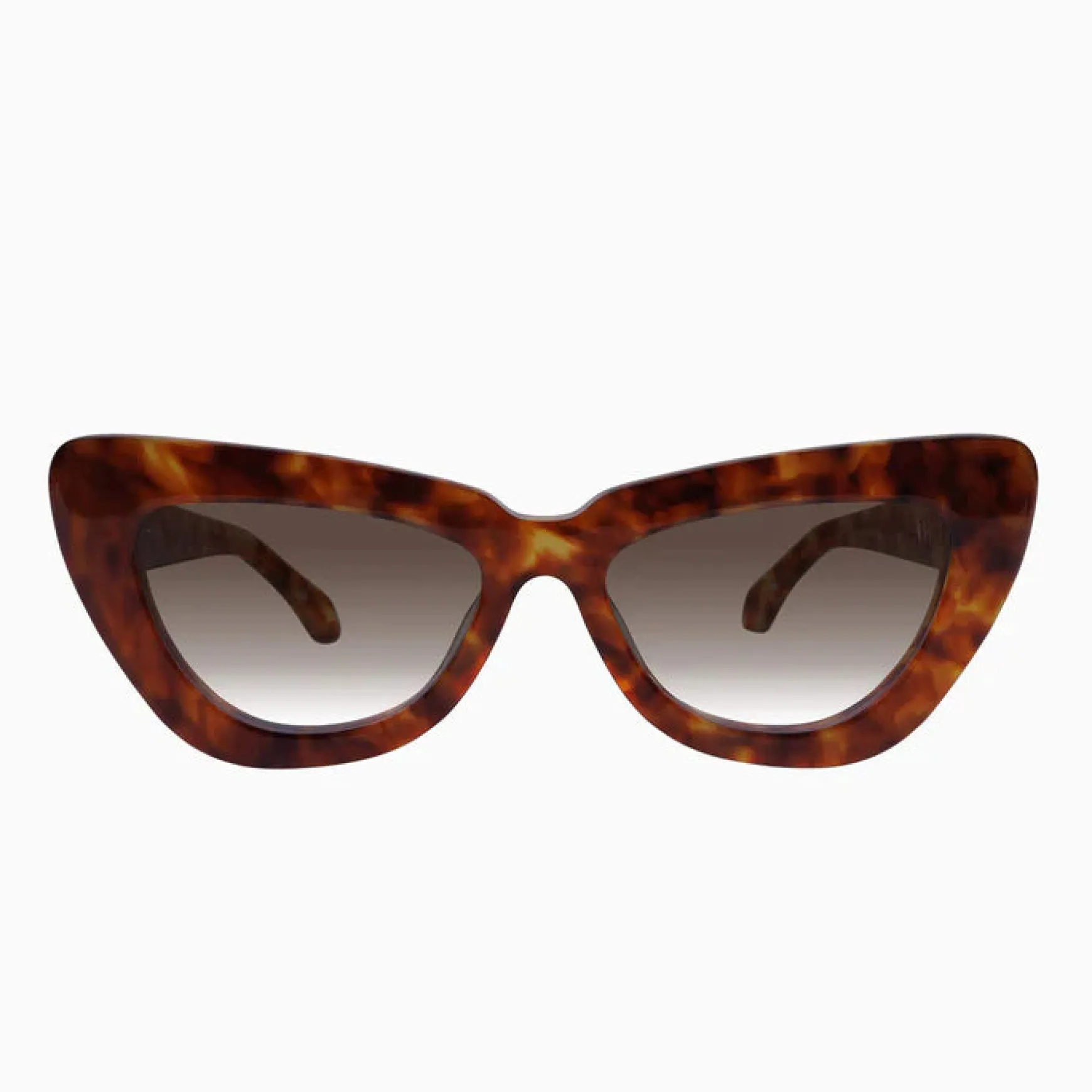 Valley Eyewear Lafayette - Maple Tort w. Gold Metal / Brown Gradient Lens