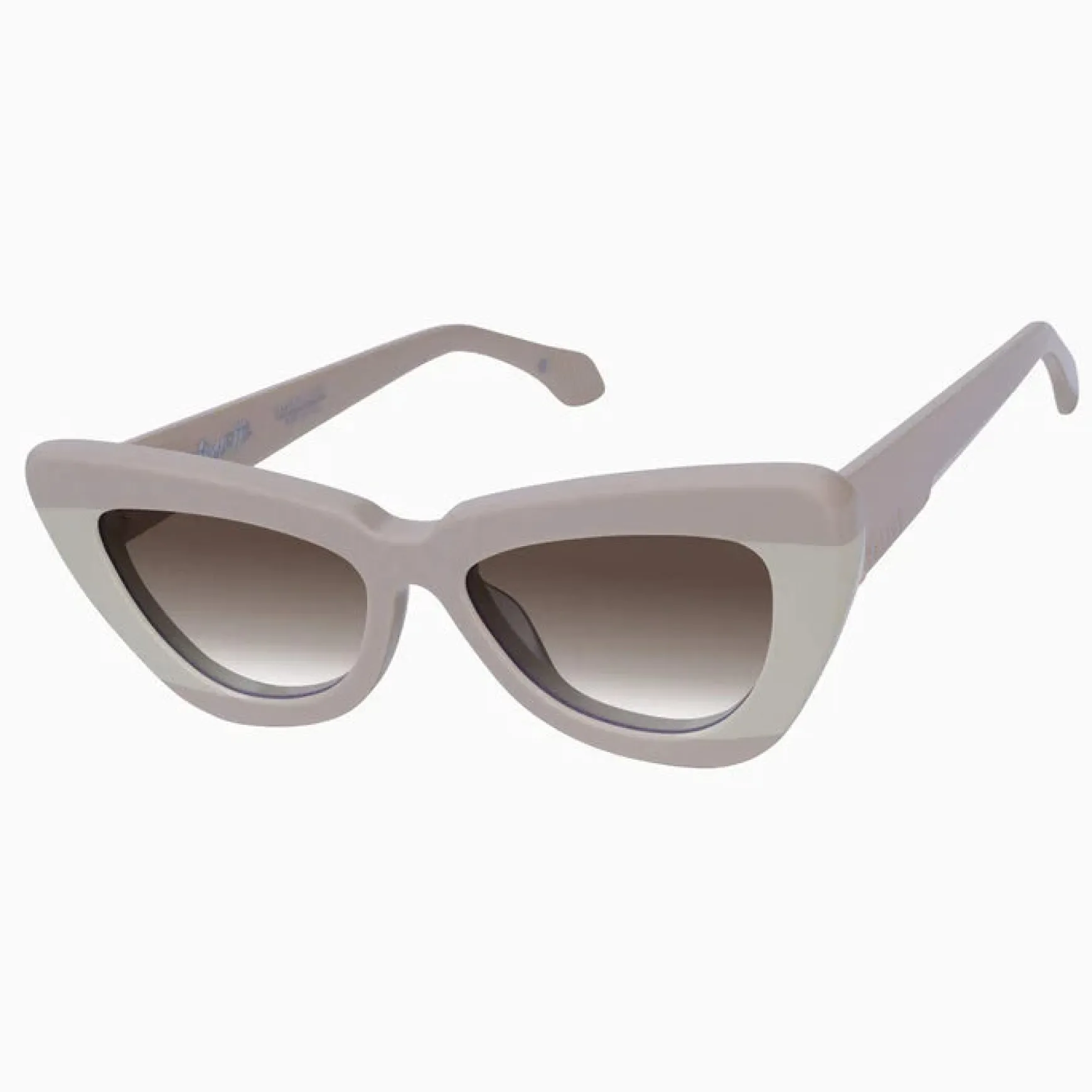Valley Eyewear Lafayette - Light Tan Biege Splice w. Rose Gold Metal / Brown Gradient Lens