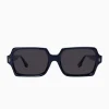 Valley Eyewear Liberty - Gloss Black with Gold Metal Trim