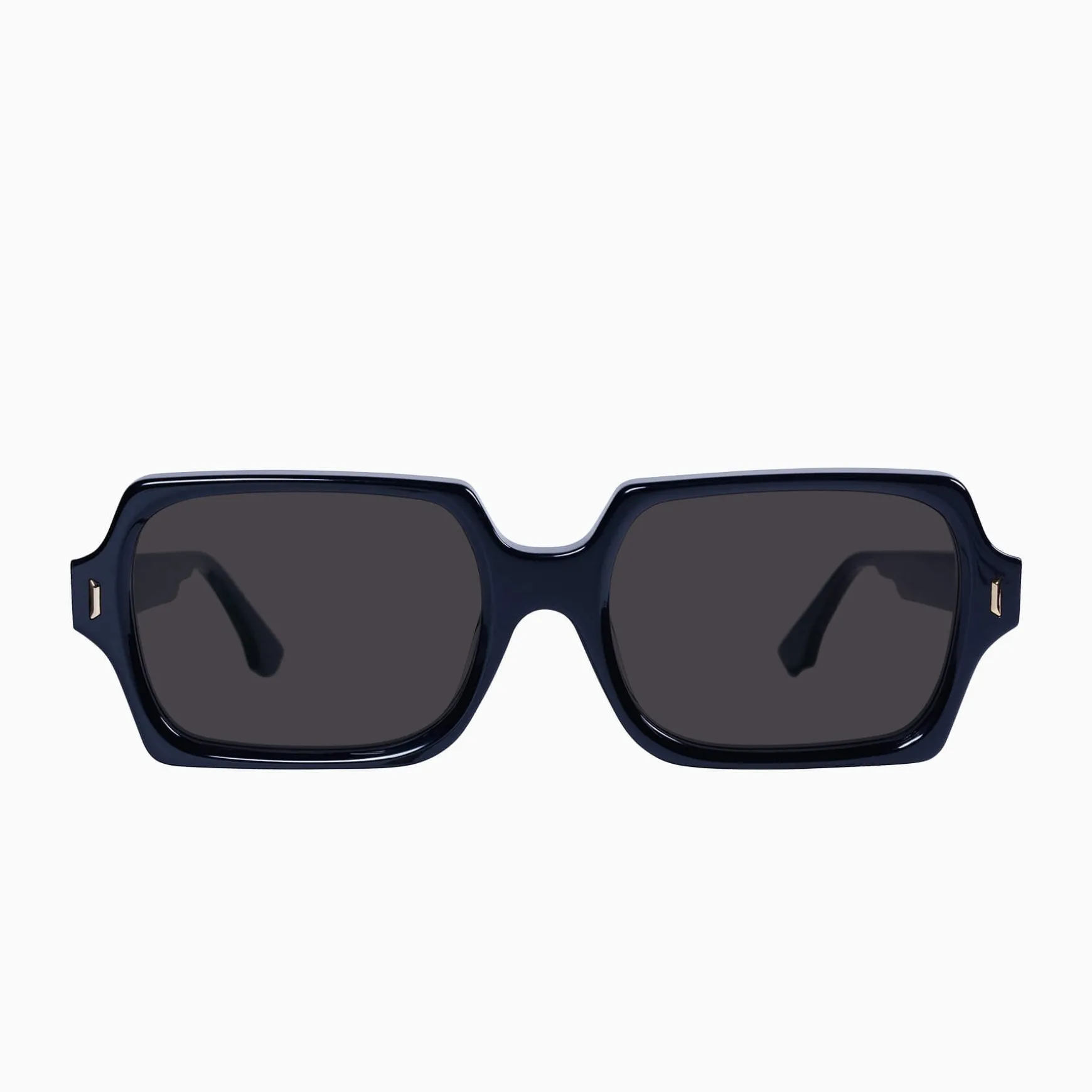 Valley Eyewear Liberty - Gloss Black with Gold Metal Trim