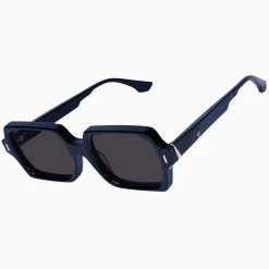 Valley Eyewear Liberty - Gloss Black with Gold Metal Trim