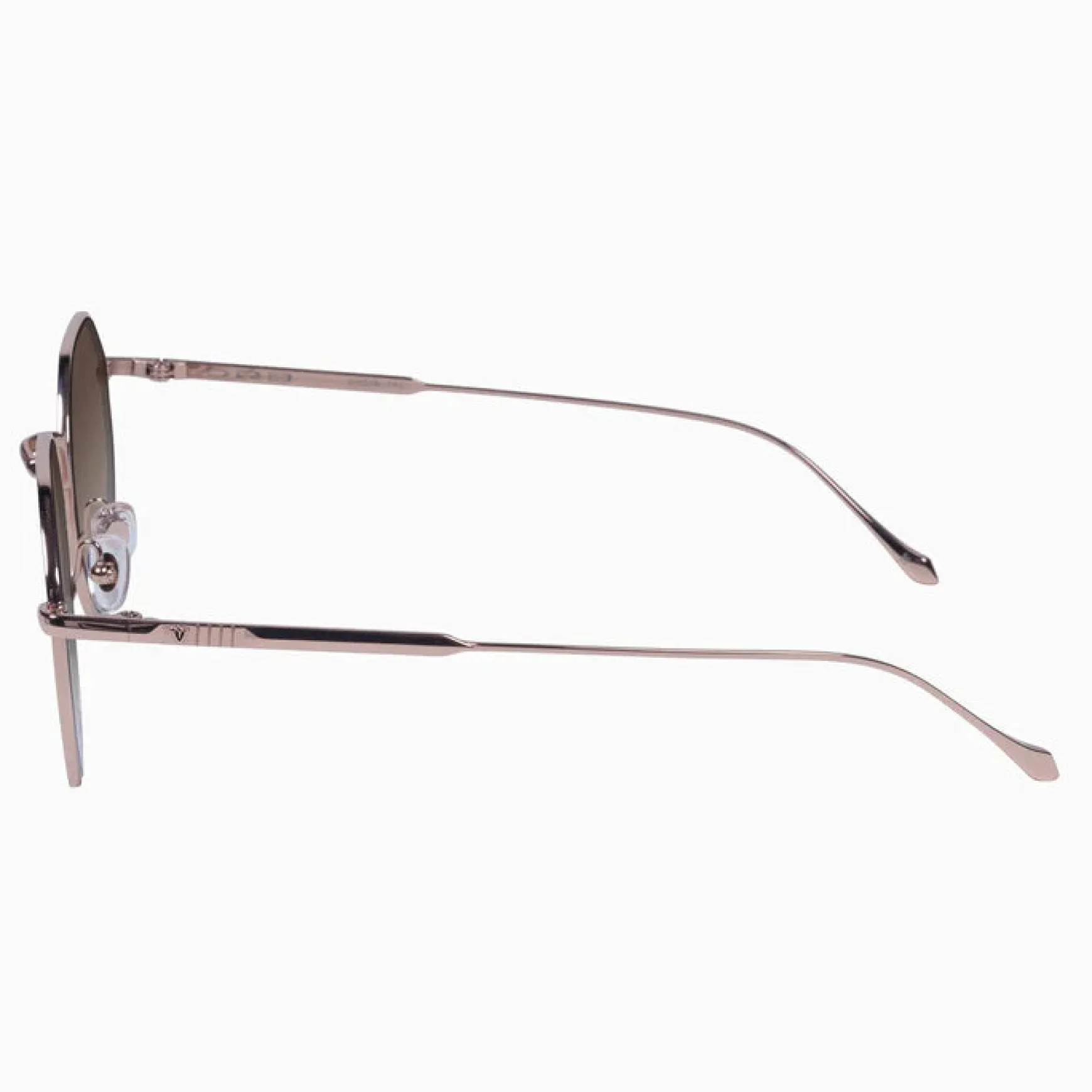 Valley Eyewear Orb - Gloss Bronze Japanese Titanium/Brown Gradient Lens