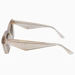 Valley Eyewear Piaf - Champagne w. Gold Metal / Brown Gradient Lens