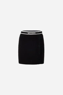 Viktoria & Woods Baroque Skirt - Black/Ivory