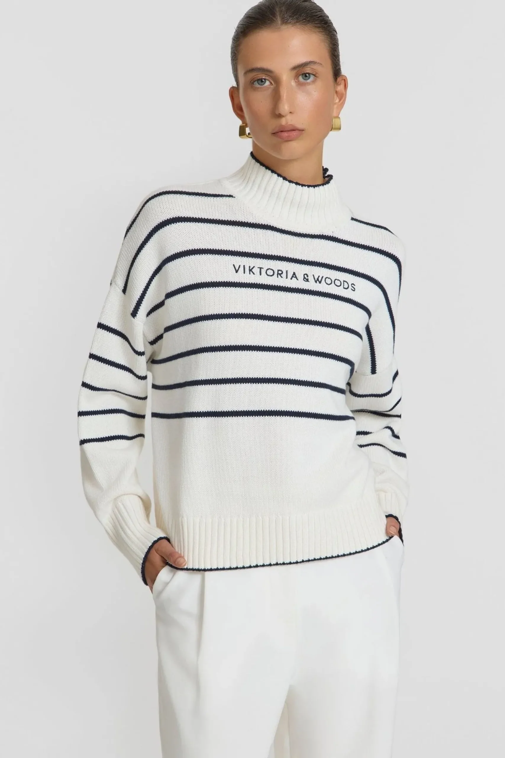 Viktoria & Woods Remedy Knit - Ivory/Eclipse