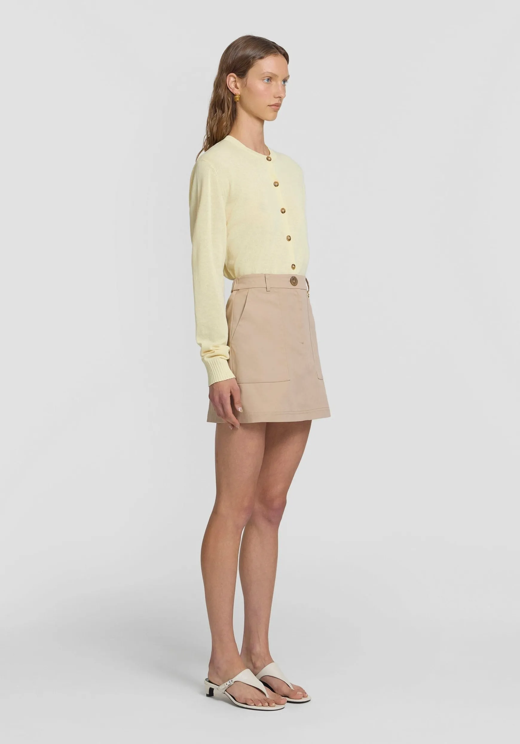 Viktoria & Woods Slider Skirt - Bone
