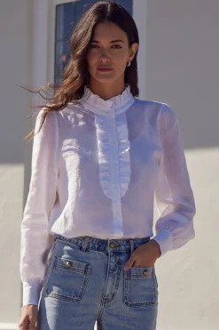 Zoe Kratzmann Dialect Top - Porcelain