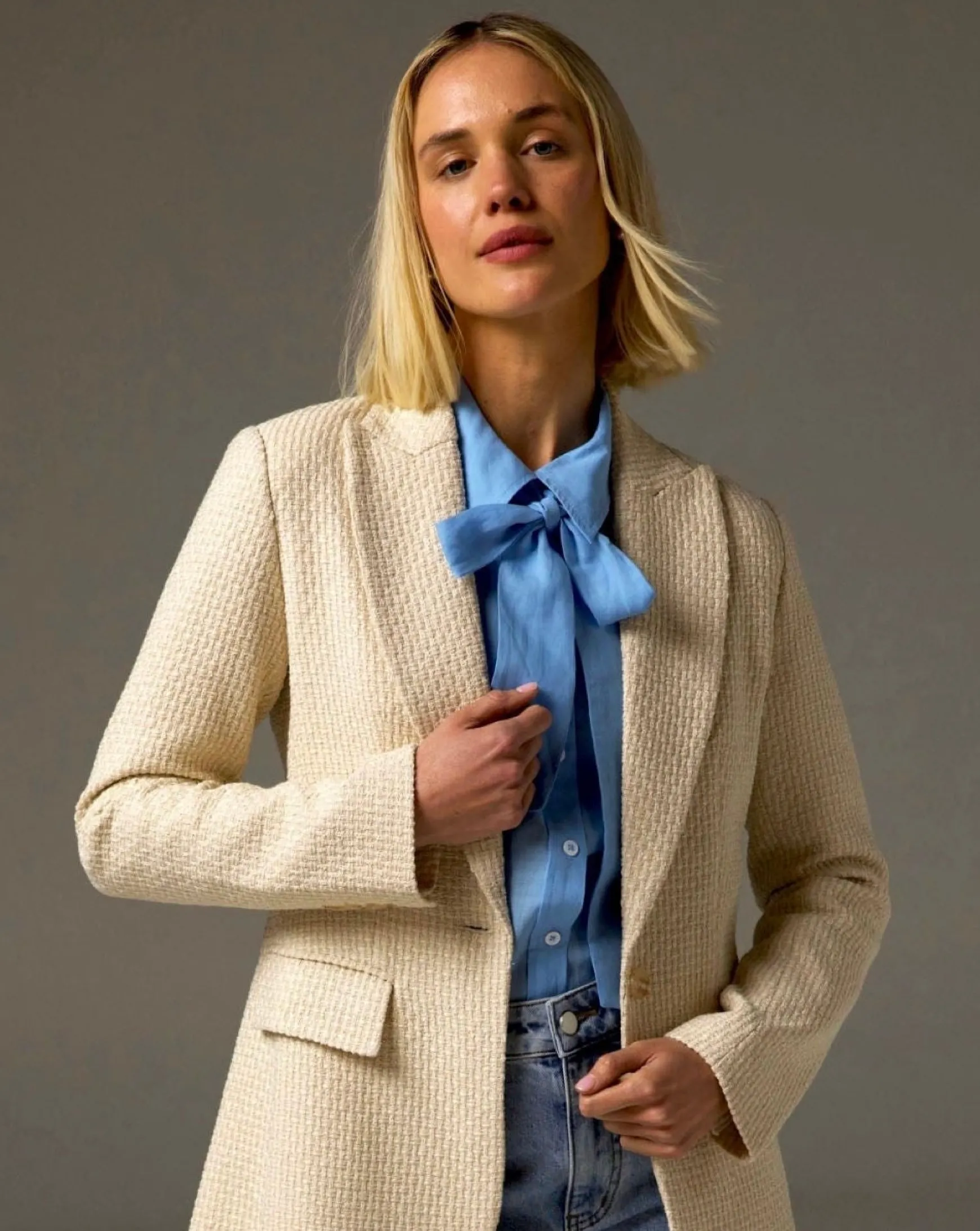 Zoe Kratzmann Emporium Jacket - Ecru Boucle