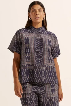 Zoe Kratzmann Jaunt Top - Midnight Aztec