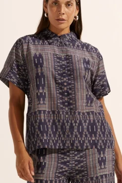 Zoe Kratzmann Jaunt Top - Midnight Aztec